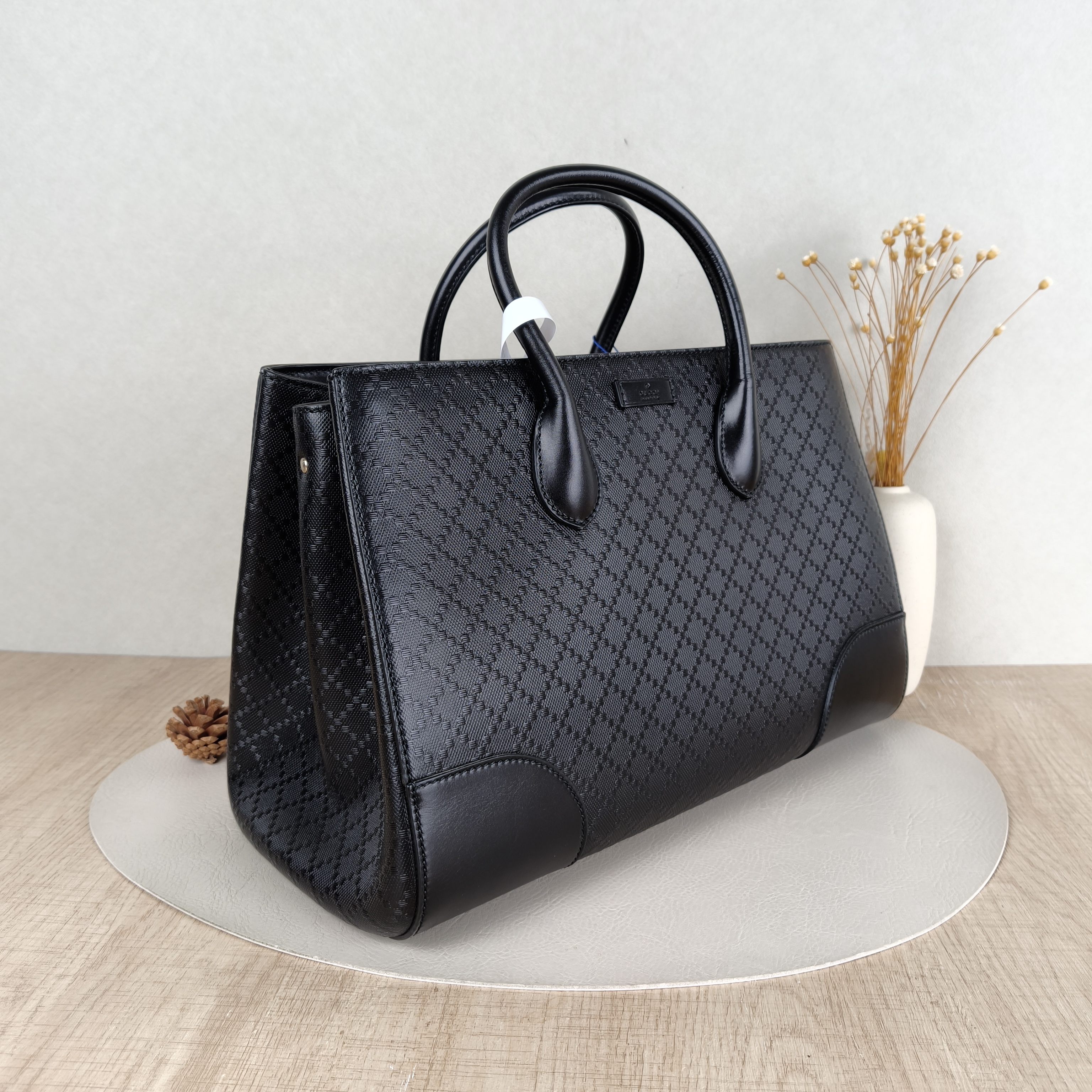 GUCCI Tote Bag Black PVC One Size35 × 18 × 24 cm — cover view 2 of 5