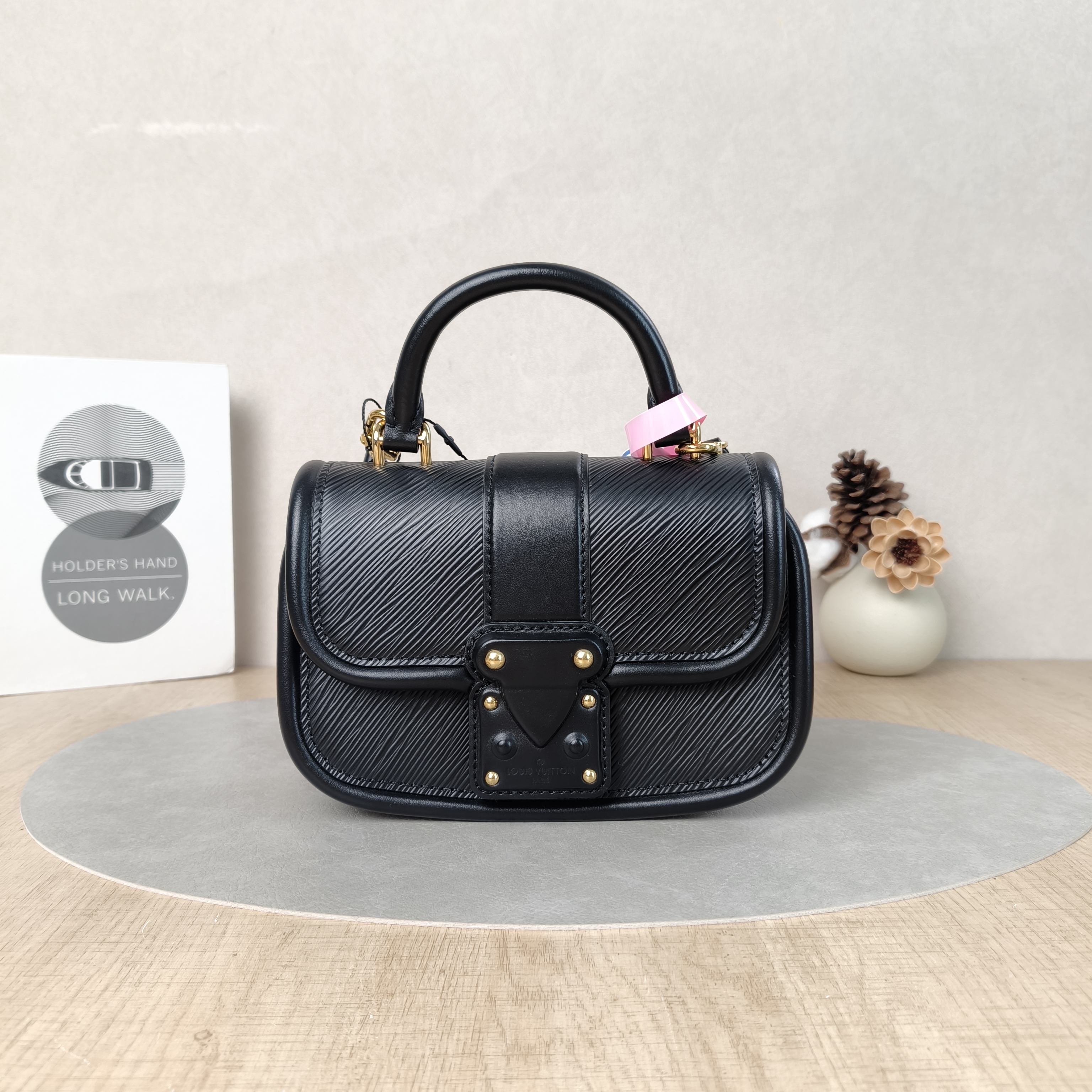 Louis Vuitton Crossbody Bag Hide and Seek Messenger Bag Black Epi Embossed Calfskin One Size21 × 8 × 15 cm