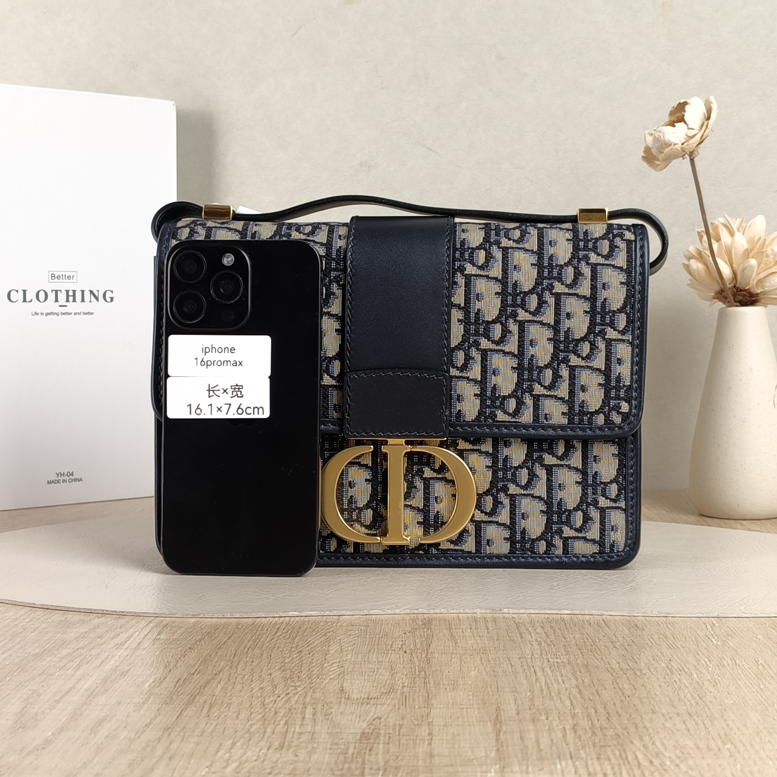 DIOR Crossbody Bag30Montaigne 30 Edition Canvas Medium24 × 8 × 17 cm — cover view 5 of 5