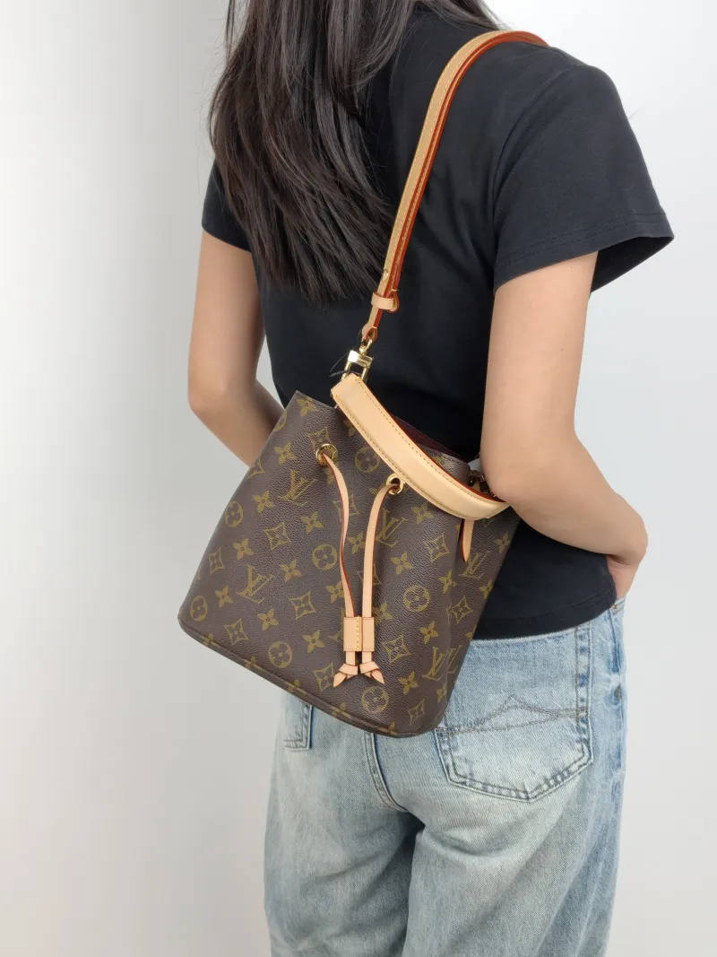 Louis Vuitton Crossbody Bag NÉONOÉ Bucket Bag BB Monogram PVC BB 20 × 13 × 20 cm — on-model view 1 of 3