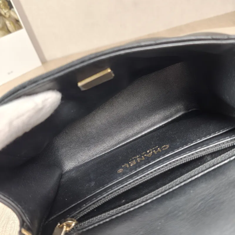 Chanel Crossbody Bag Classic Flap Mini CF Mini Black SL ambskinmini17 × 8 × 13.5 cm — detail view 14 of 15