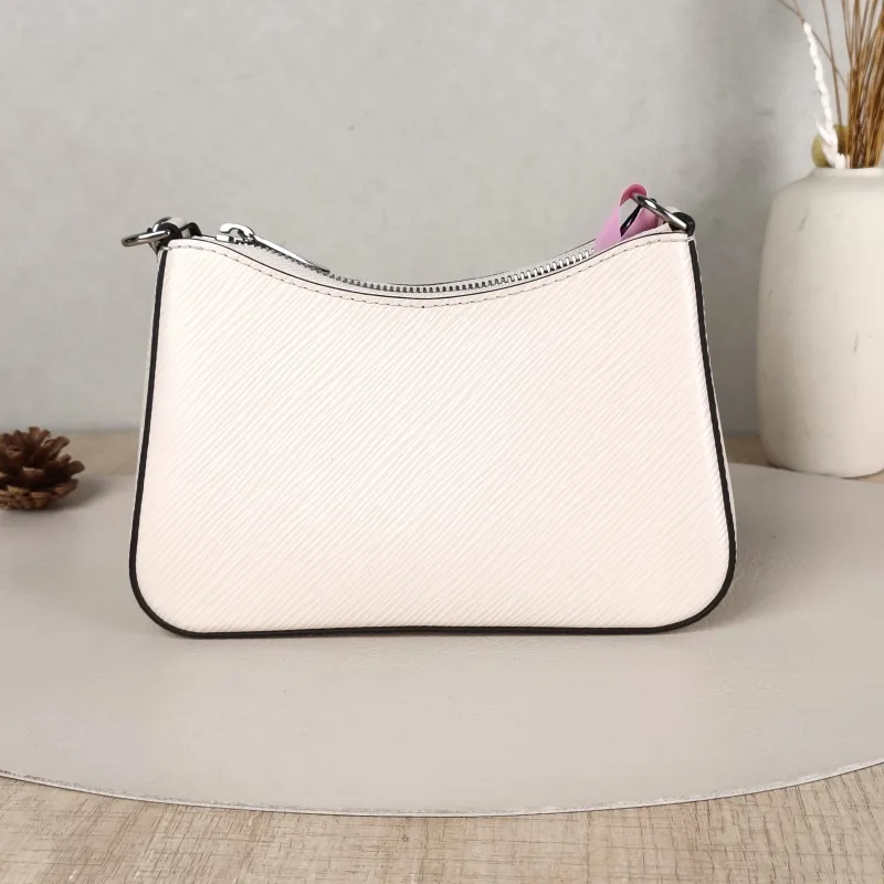 Louis Vuitton Shoulder Bag MARELLINI White Epi Embossed Calfskinmini19 × 6.5 × 13.5 cm — cover view 2 of 5
