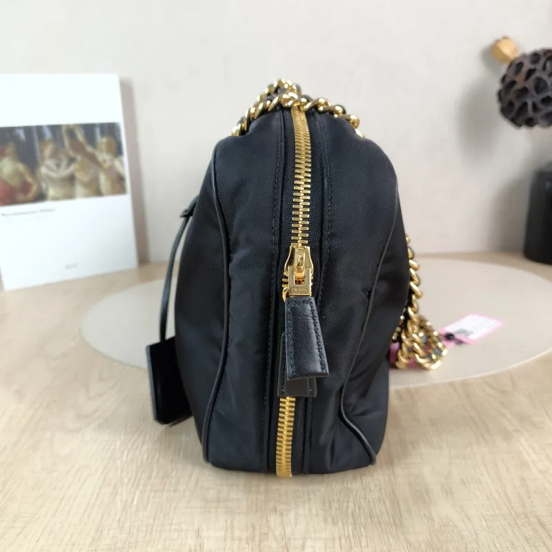 PRADA Shoulder Bag Shoulder Bag Black Nylon One Size 35 × 9 × 20 cm — detail view 5 of 11