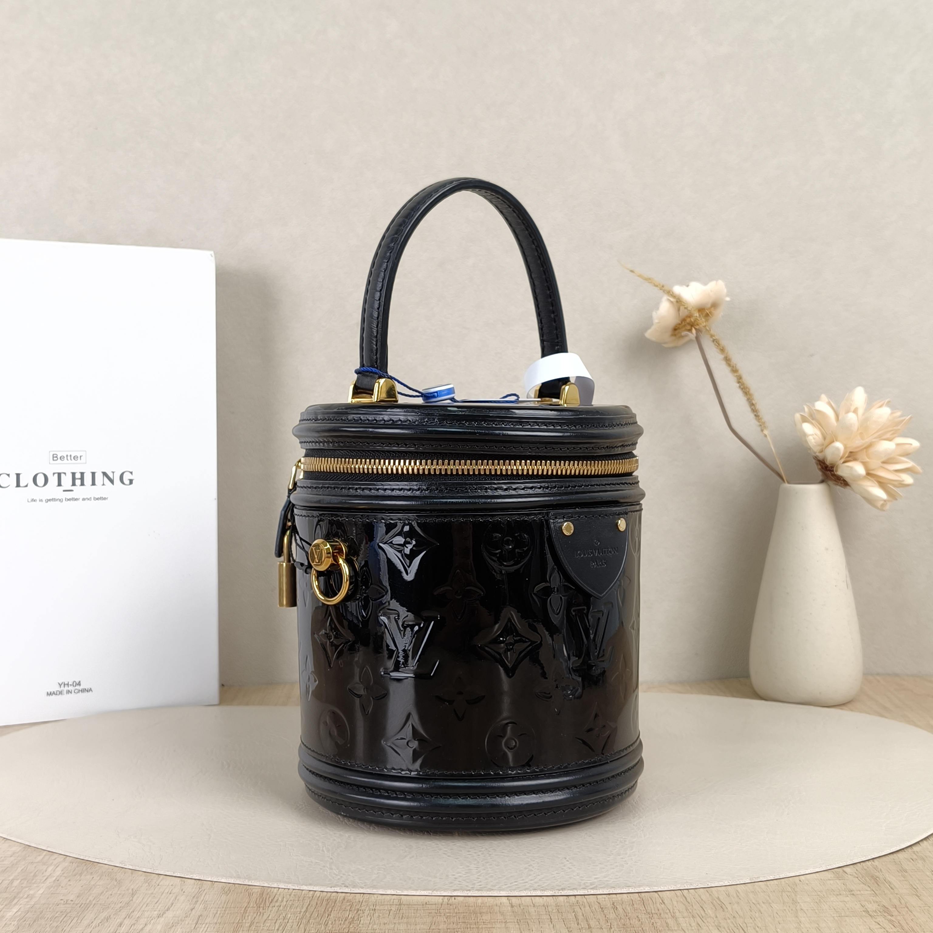 Louis Vuitton Crossbody Bag Cannes Black Patent Leathermini15 × 15 × 17 cm — cover view 8 of 8