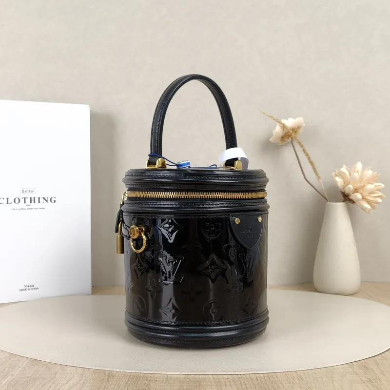 Louis Vuitton Crossbody Bag Cannes Black Patent Leathermini15 × 15 × 17 cm — cover view 8 of 8