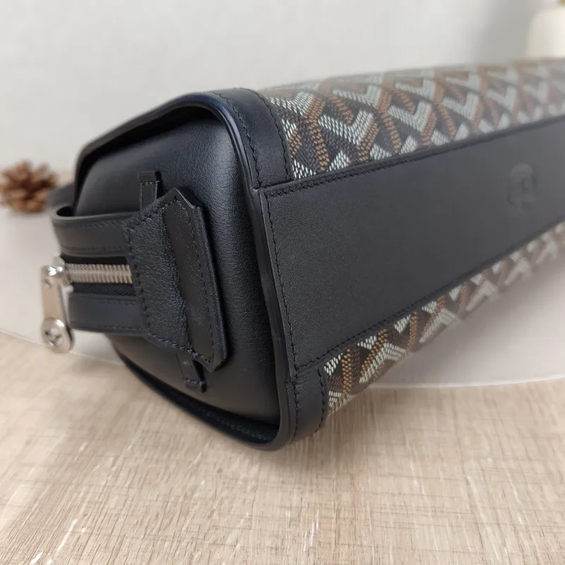 GOYARD Shoulder Bag bonbonniere Collection Black PVC One Size 30 × 10.5 × 12 cm — detail view 6 of 10