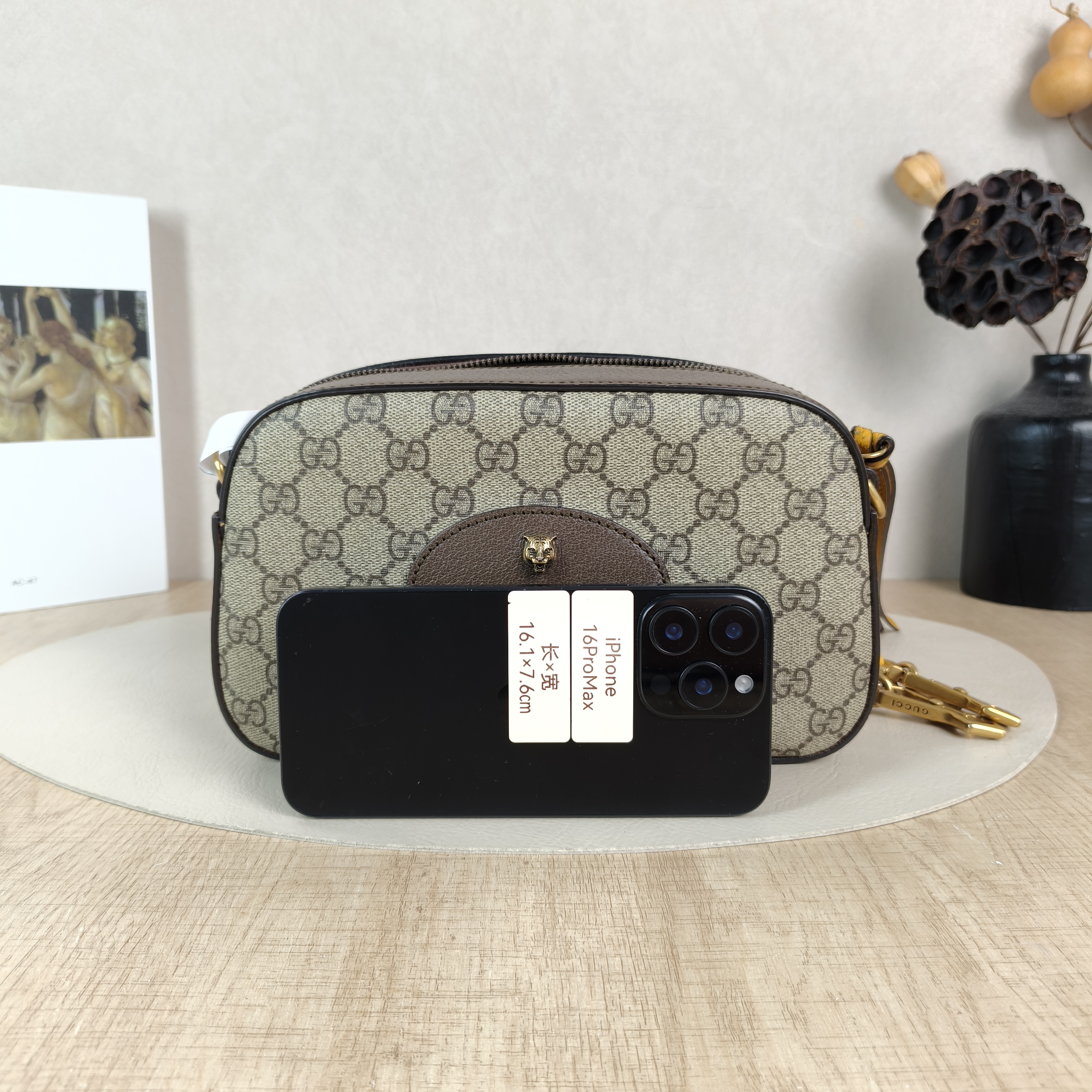 GUCCI Crossbody Bag Neo Vintage Camera Bag Monogram PVC Medium24 × 7 × 14.5 cm — cover view 3 of 6