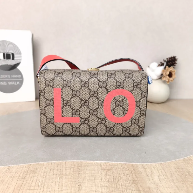 GUCCI Crossbody Bag LOVE Box Camera Bag Monogram PVC One Size 18 × 7 × 11 cm — cover view 2 of 5