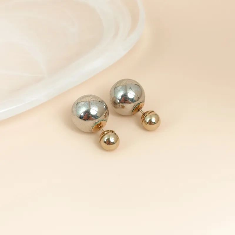 DIOR Earrings Tribales Earrings Gold · Silver One Size