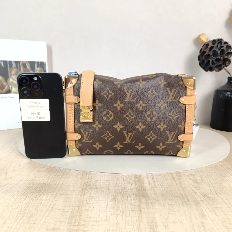 Louis Vuitton Crossbody Bag Side Trunk Box Monogram PVC Medium 23.5 × 8.5 × 16 cm — cover view 2 of 5