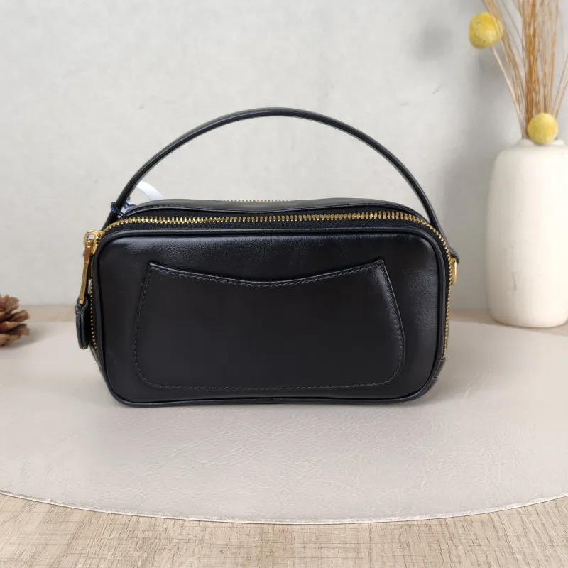 Miumiu Shoulder Bag Camera Bag Black Calfskin 18 × 6 × 10 cm — cover view 3 of 5