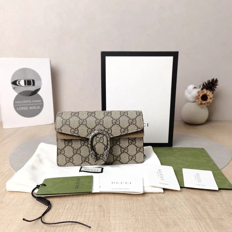GUCCI Shoulder Bag Dionysus Monogram PV Cmini16.5 × 4 × 10 cm — cover view 4 of 6