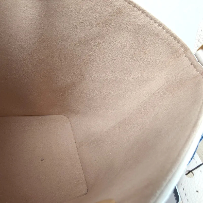 Louis Vuitton Top Handle Bag ALL IN BB White · Blue Calfskin BB 16 × 12 × 18 cm — detail view 1 of 13