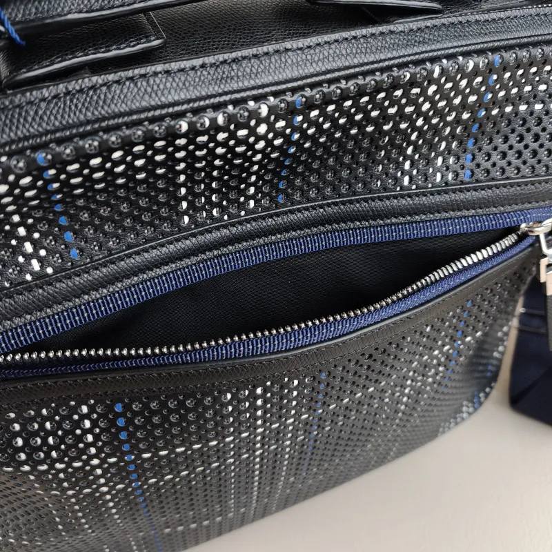 DIOR Top Handle Bag Top Handle Bag Black Calfskin 35 × 9 × 27.5 cm — detail view 8 of 11
