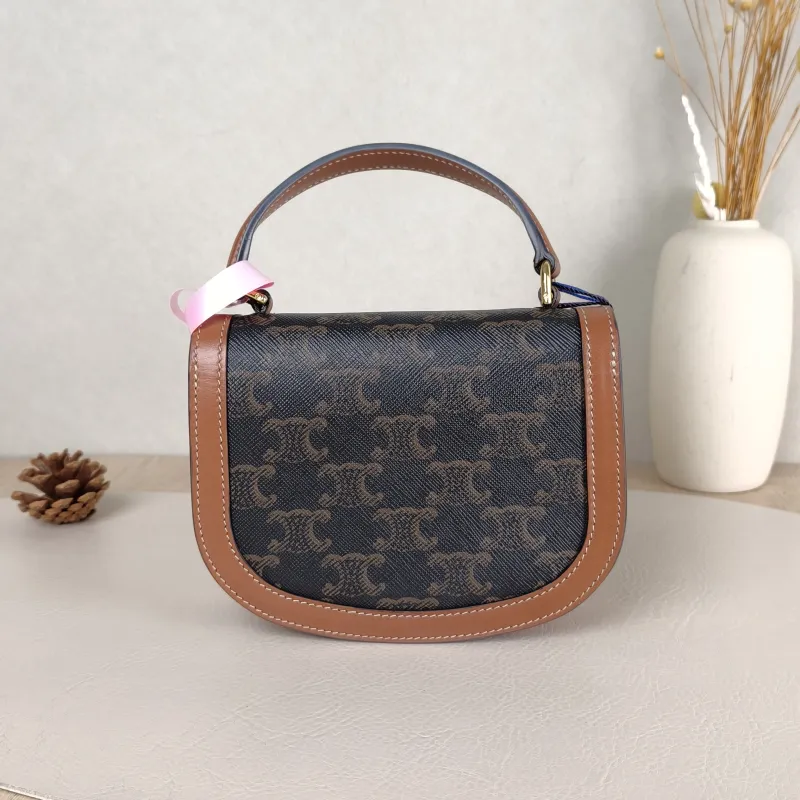 CELINE Crossbody Bag Crossbody Bag Monogram PV Cmini15 × 5 × 11.5 cm — cover view 3 of 6