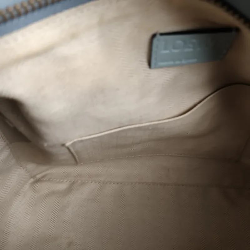 LOEWE Crossbody Bag Puzzle Blue CC alfskin Small 24 × 10.5 × 16.5 cm — detail view 7 of 11