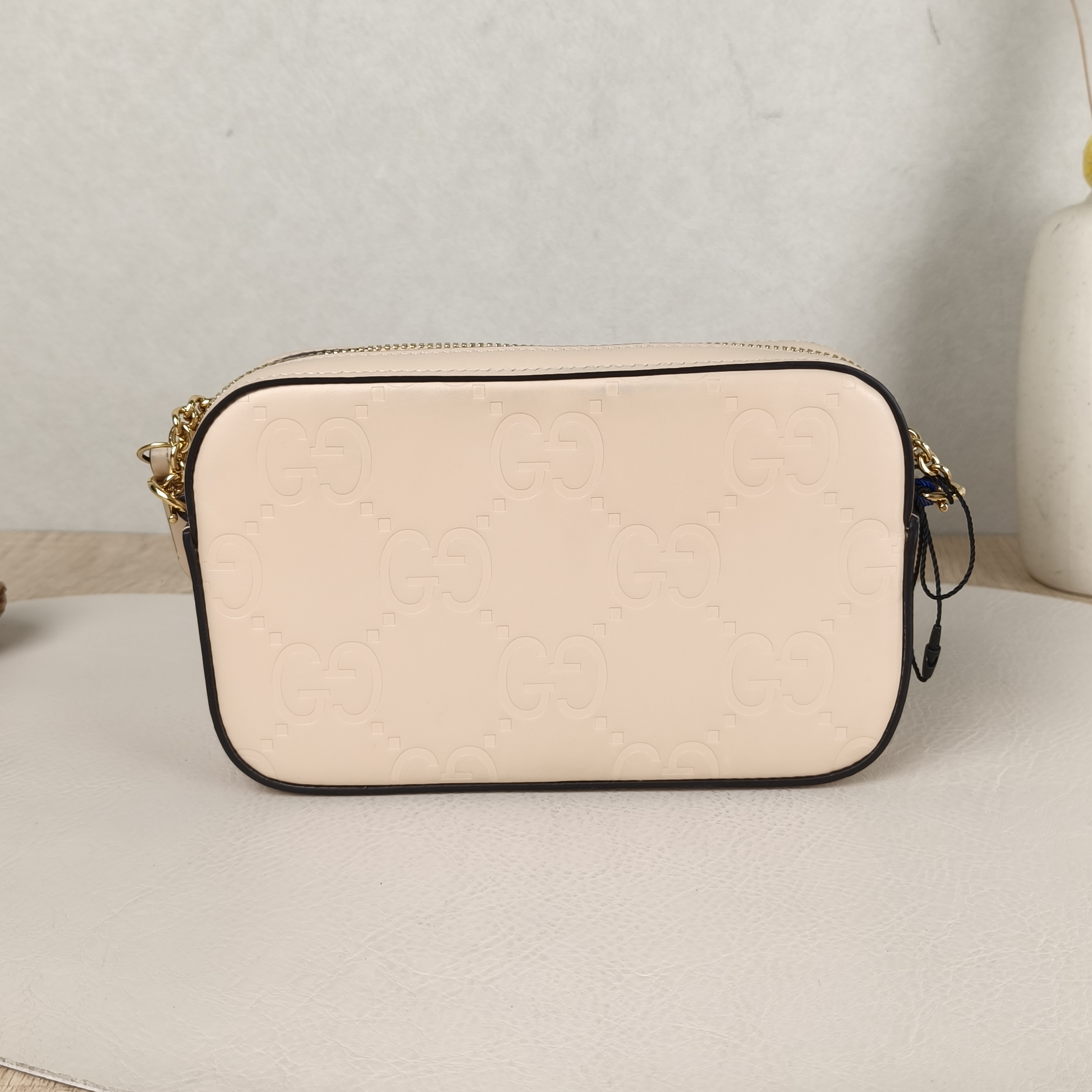 GUCCI Crossbody Bag Horsebit Chain Mini Chain Bag Beige Calfskinmini18 × 4 × 11 cm — cover view 5 of 6