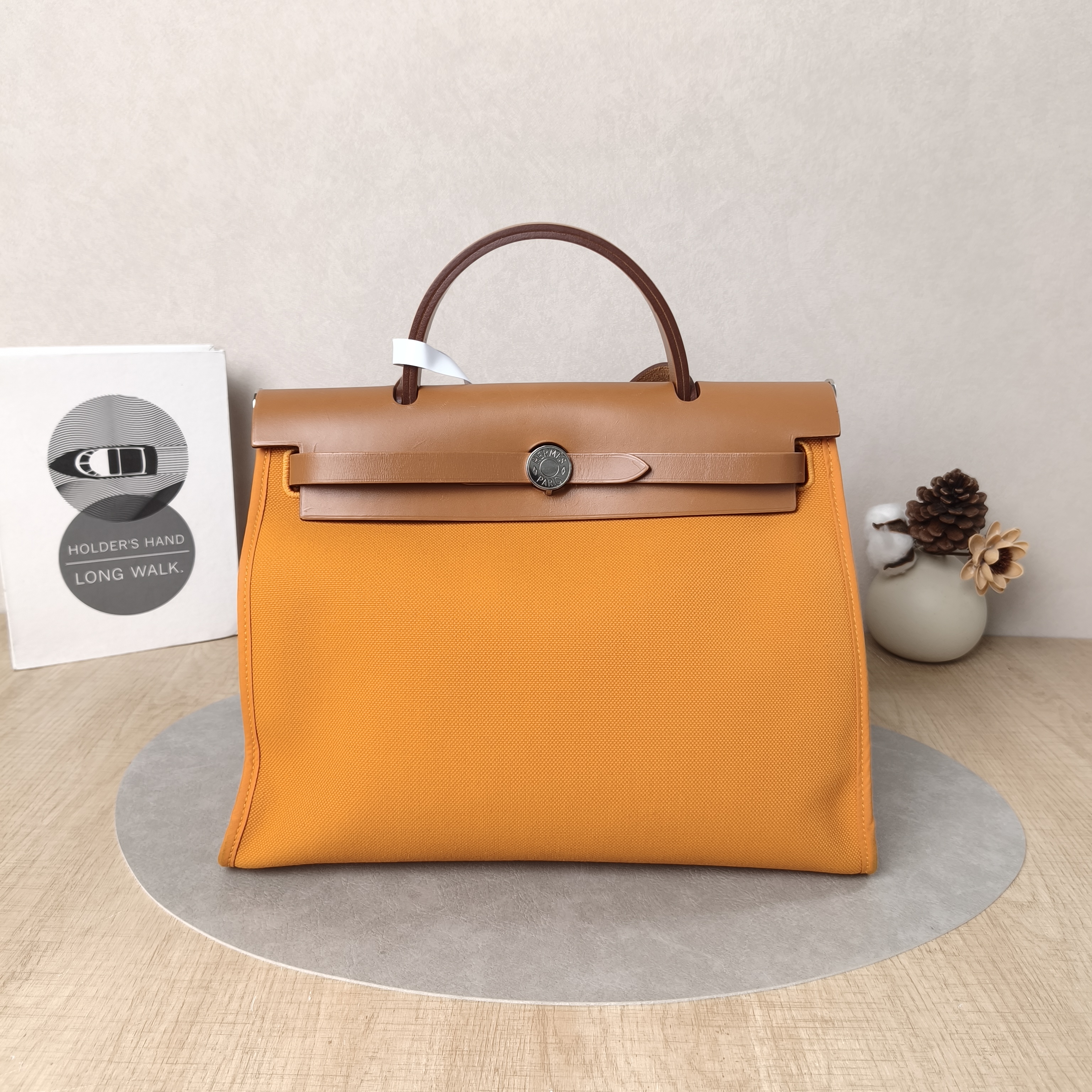 Hermès Crossbody Bag Herbag 31 Canvas Medium30.5 × 11 × 25.5 cm