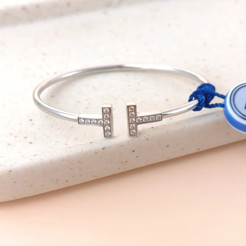Tiffany&Co. Bangle TC ollection T White Gold White Gold18KW hite Gold Diamond One Size15cm โ cover view 3 of 7