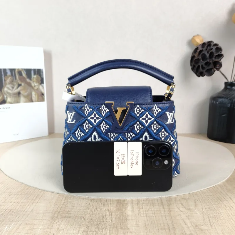 Louis Vuitton Crossbody Bag Capucines 1854 Calfskin Embroidered Mini 21 × 8 × 14 cm — cover view 2 of 5