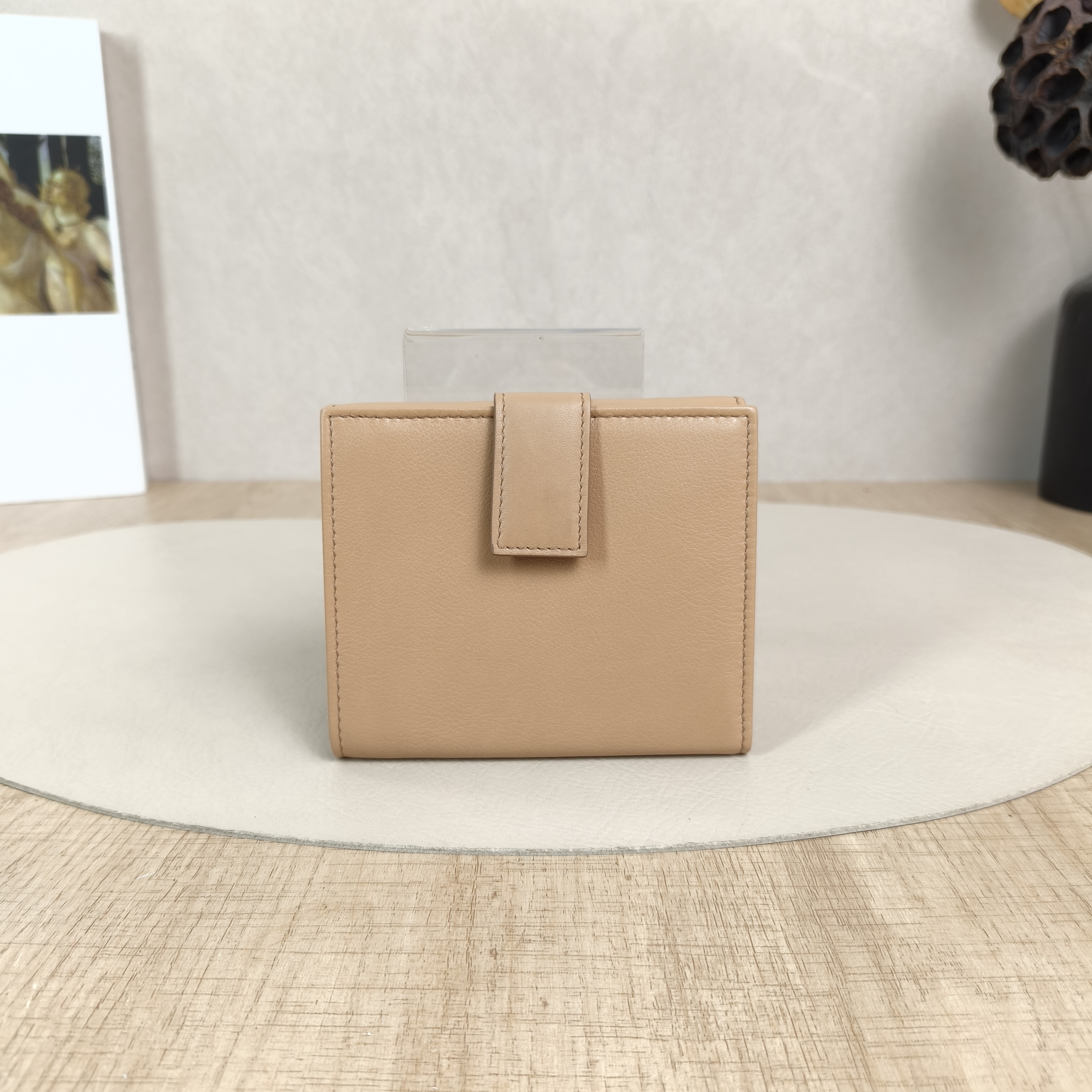 Bvlgari Wallet Wallet Brown Calfskin One Size10.5 × 2.5 × 10 cm — cover view 5 of 6