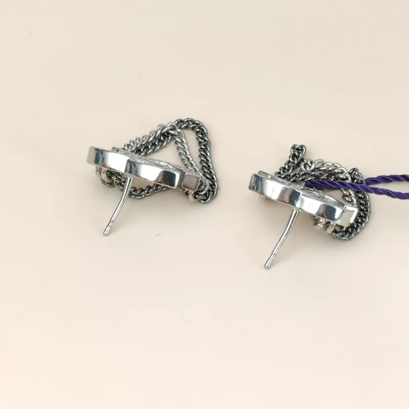 Chanel Jewelry · Earrings Silver One Size — cover view 9 of 9