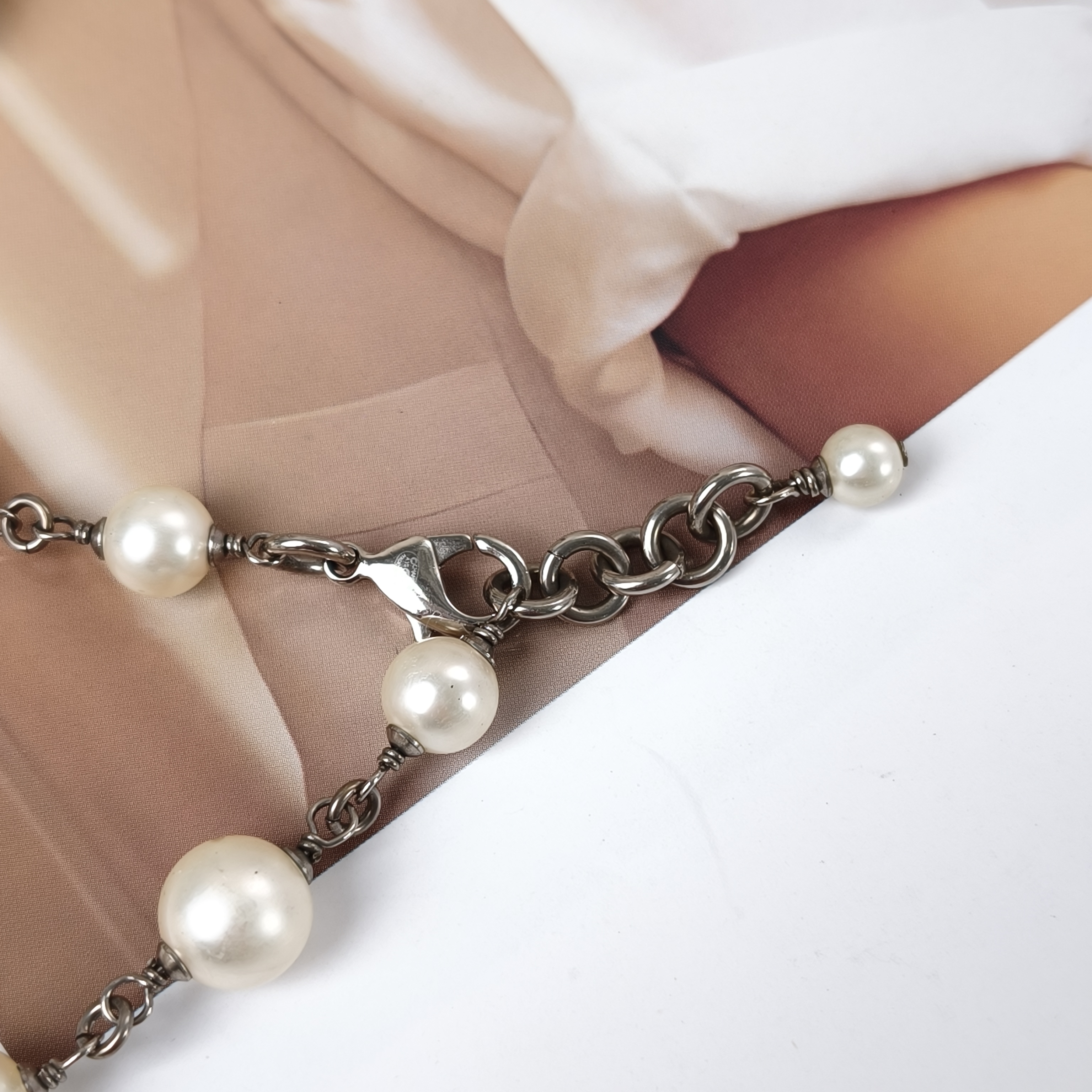 Chanel Necklace Necklace Silver One Size102cm One Size — cover view 3 of 10