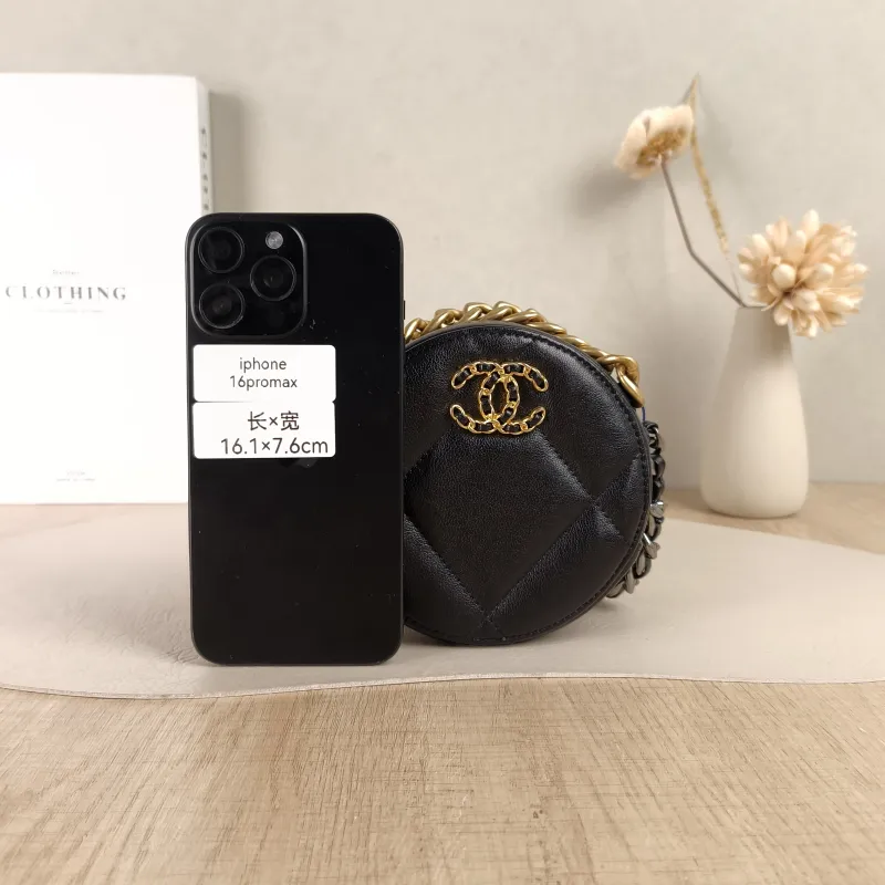Chanel Crossbody Bag19bag Black Lambskinmini12 × 4.5 × 12 cm — cover view 2 of 6