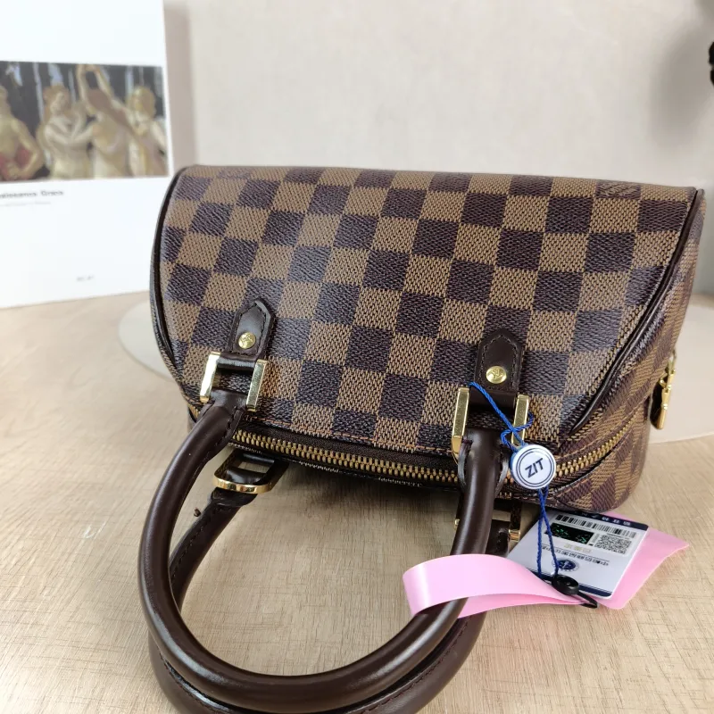 Louis Vuitton Top Handle Bag Ribera Damier Ebene PVC 23 × 13 × 14 cm — detail view 4 of 9