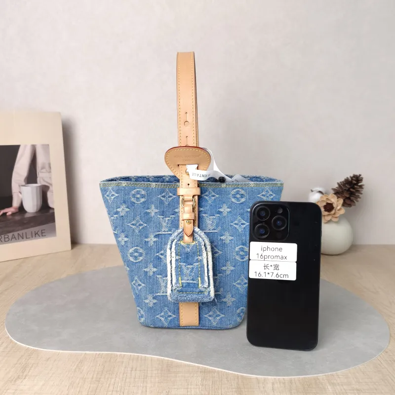 Louis Vuitton Top Handle Bag ALL IN BB Blue BB 16 × 12 × 18 cm — cover view 2 of 6