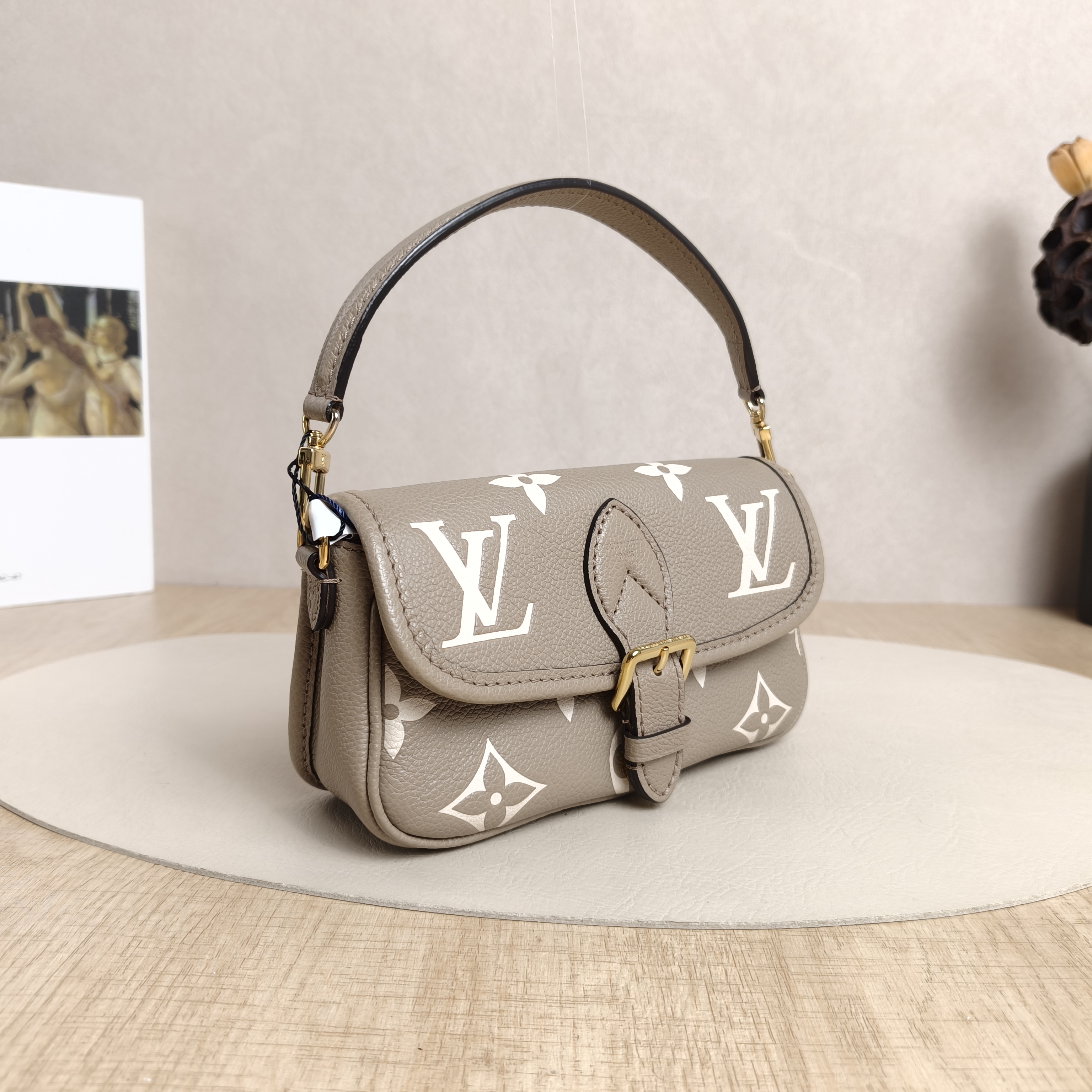 Louis Vuitton Crossbody Bag Diane Baguette Bag Empreinte Embossed Calfskin Monogramnano19 × 6 × 10.5 cm — cover view 5 of 5