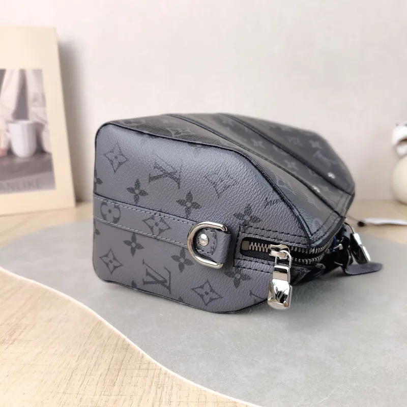 Louis Vuitton Crossbody Bag City Keepall Black PVC Medium 27 × 13 × 17 cm — detail view 3 of 11