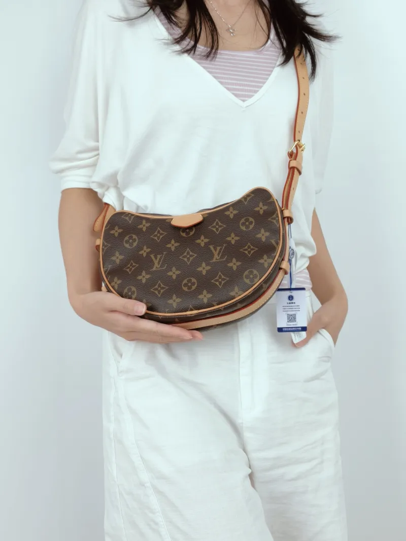 Louis Vuitton Shoulder Bag Croissant Monogram PVC Medium25 × 5 × 15 cm — on-model view 3 of 3