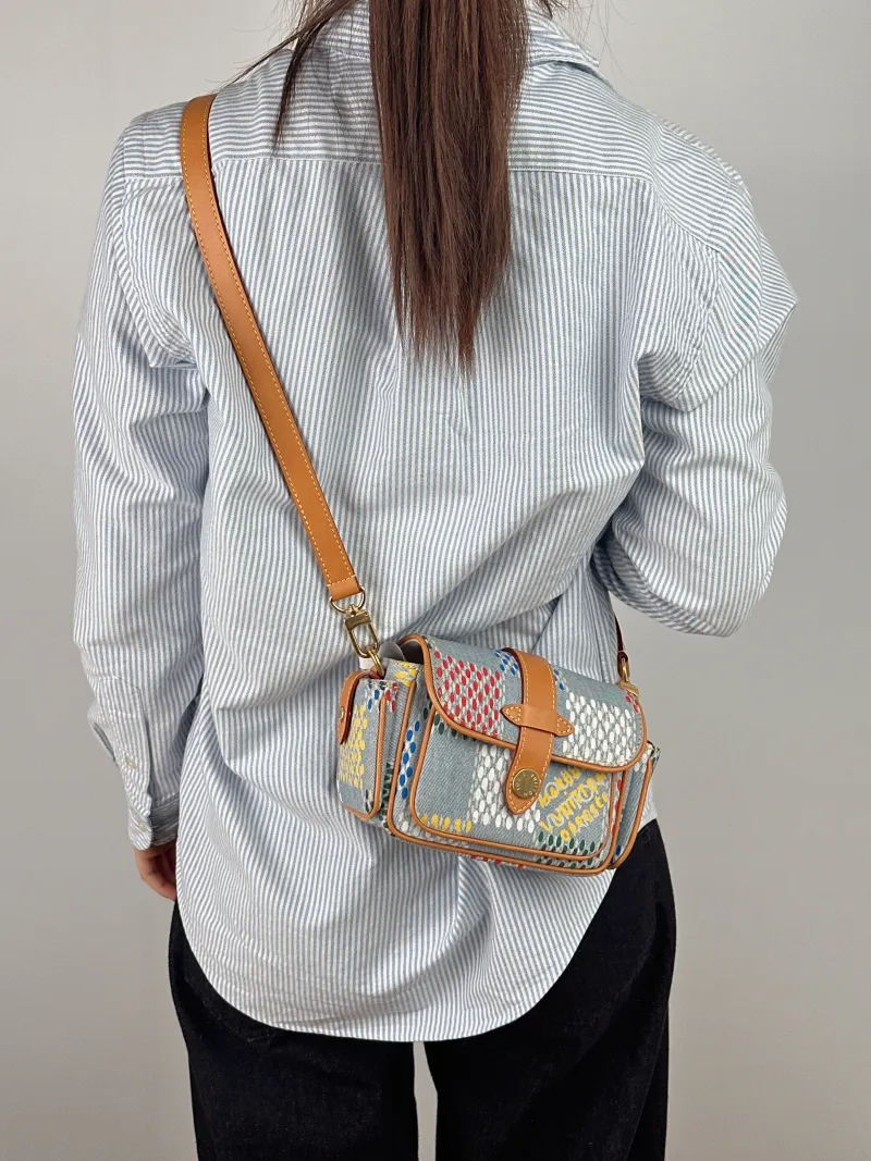 Louis Vuitton Crossbody Bag CARGO Camera Bag Colorblock Mini 23 × 10 × 14 cm — on-model view 2 of 2