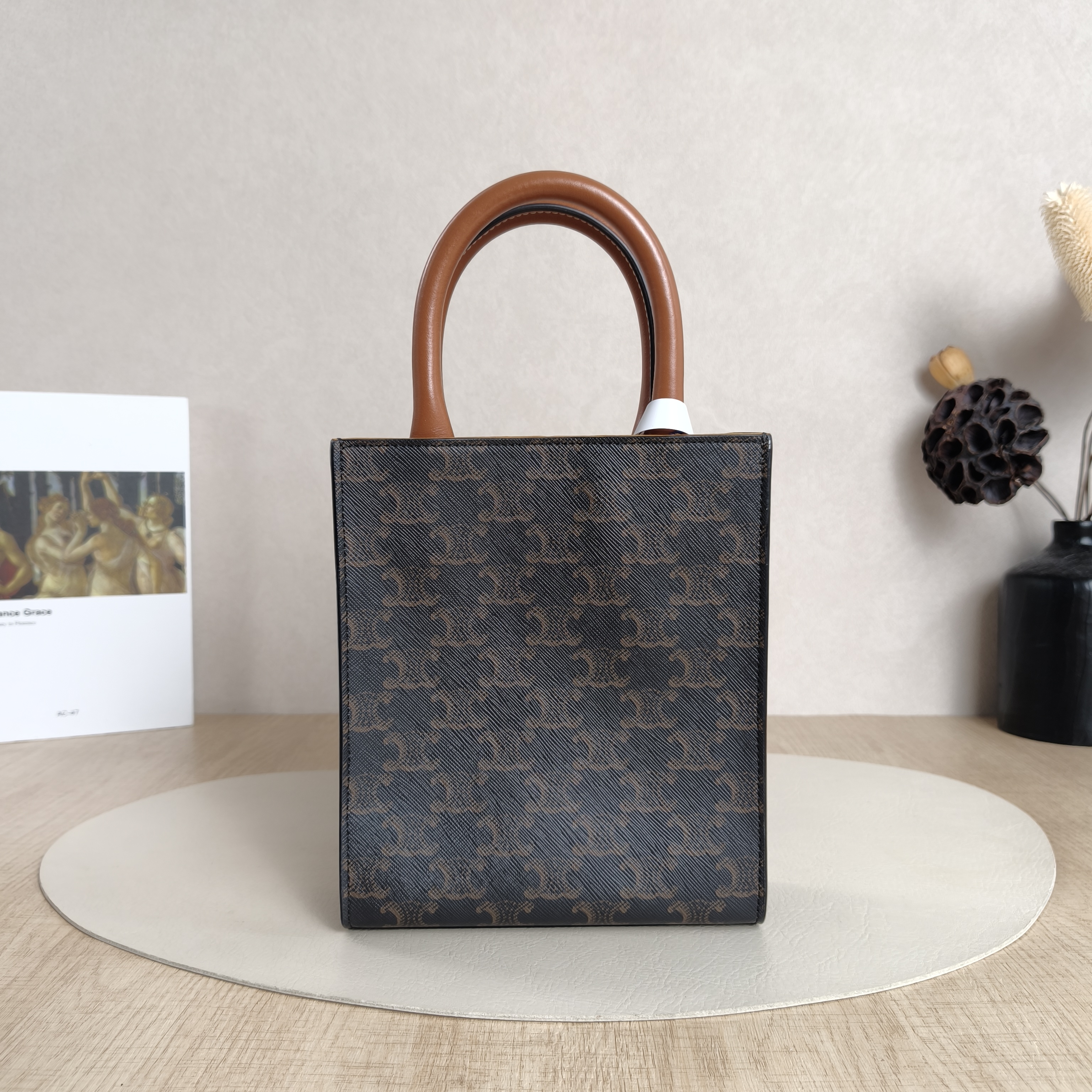 CELINE Crossbody Bag CABAS Mini Monogram PV Cmini17 × 4 × 20.5 cm — cover view 2 of 5