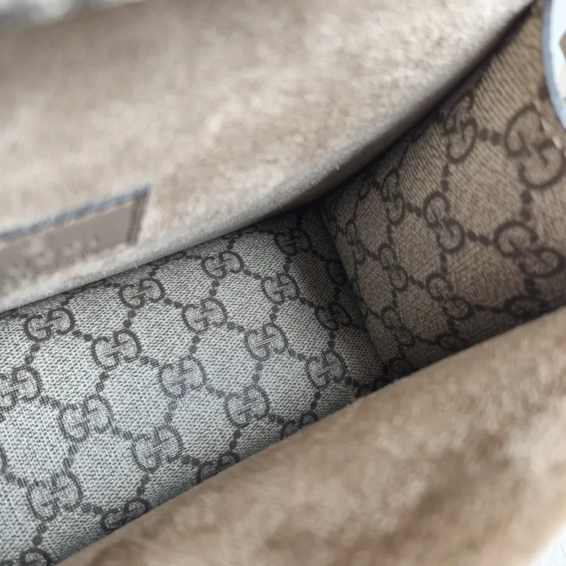GUCCI Crossbody Bag Dionysus Edition Monogram PVC Small 24.5 × 10 × 15.5 cm — detail view 3 of 11