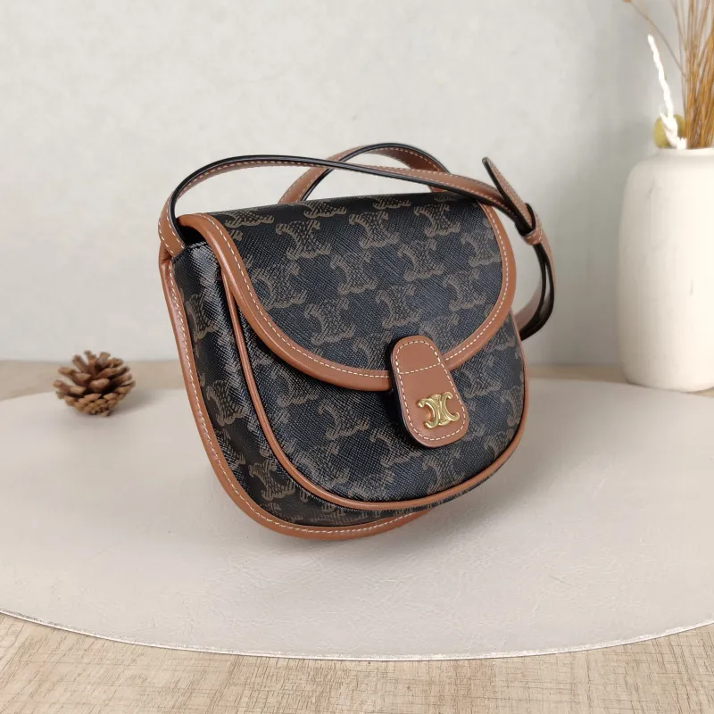CELINE Crossbody Bag BESACE Monogram PV Cmini15 × 4 × 11 cm — cover view 4 of 5