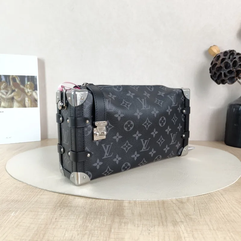 Louis Vuitton Crossbody Bag Side Trunk East West Box Monogram PVC Medium 28 × 7 × 15 cm — cover view 5 of 5