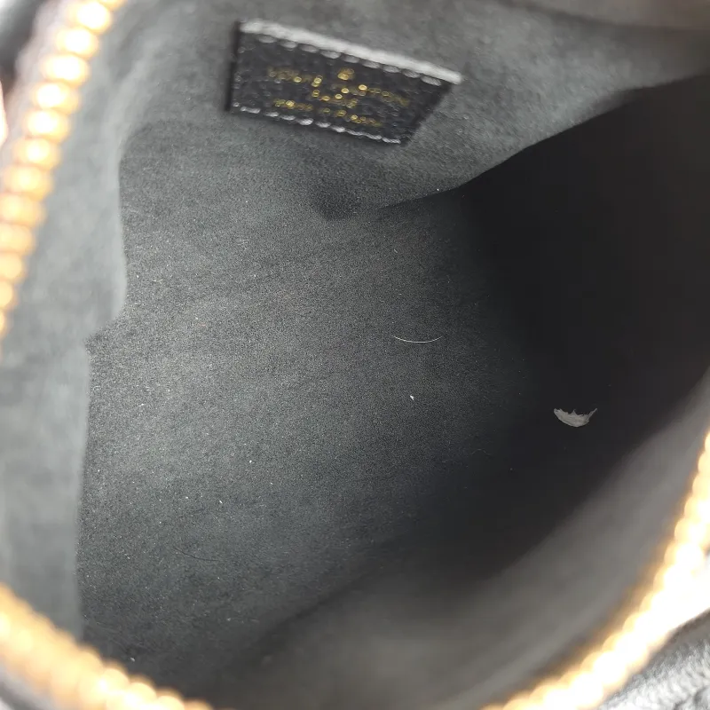 Louis Vuitton Crossbody Bag Speedy Nano Black · White Empreinte Embossed Calfskin nano 16 × 7.5 × 10 cm — detail view 7 of 9