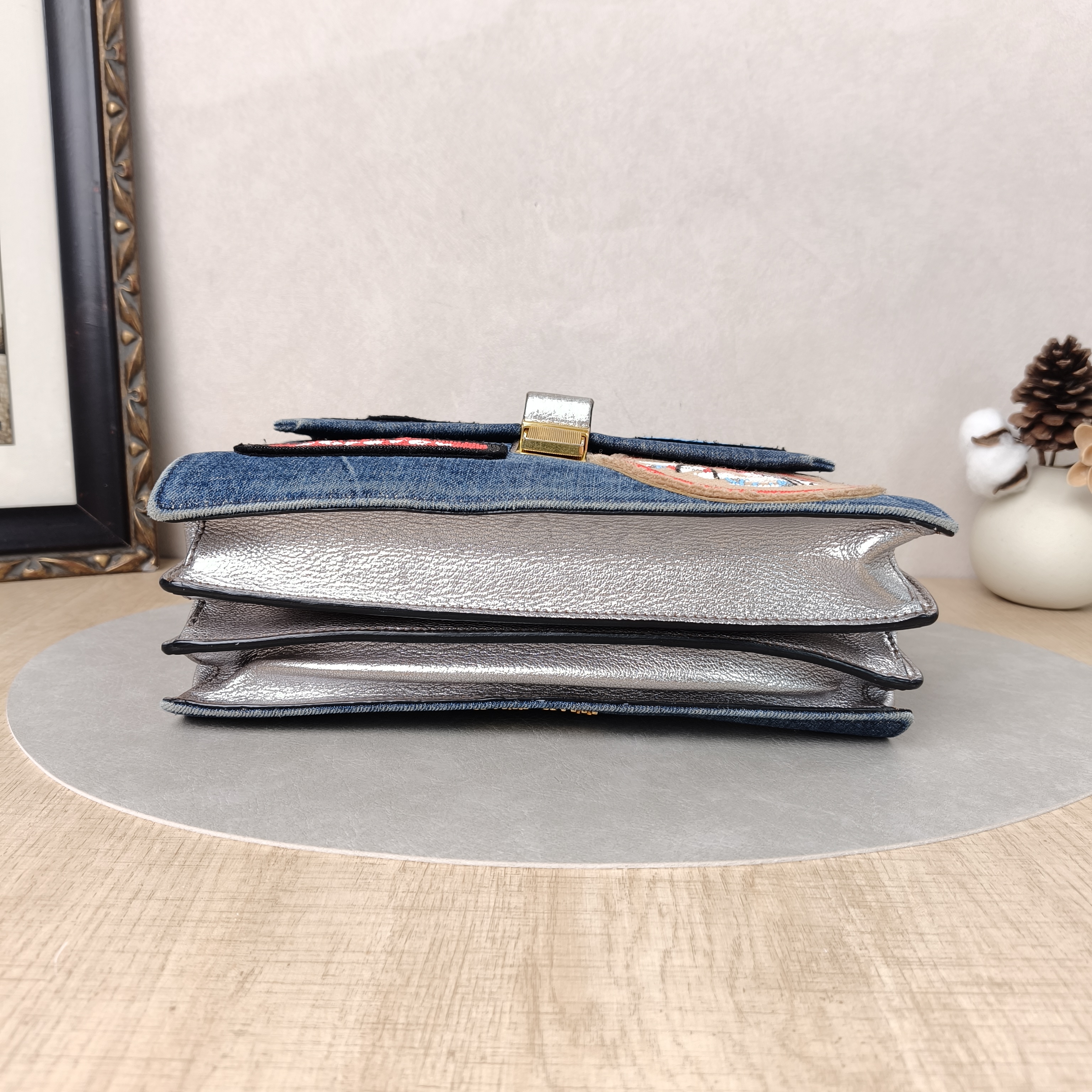 Miumiu Top Handle Bag Top Handle Bag Blue One Size28 × 9 × 19 cm — cover view 4 of 5