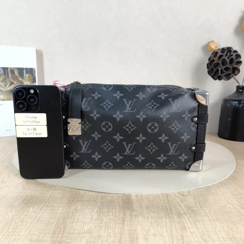 Louis Vuitton Crossbody Bag Side Trunk East West Box Monogram PVC Medium 28 × 7 × 15 cm — cover view 4 of 5
