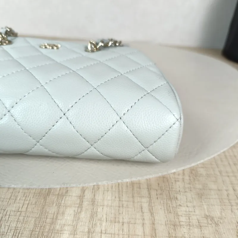 Chanel Crossbody Bag 26p Dome Bag Grey Grained Calfskin One Size 20 × 4.5 × 11 cm — detail view 1 of 11