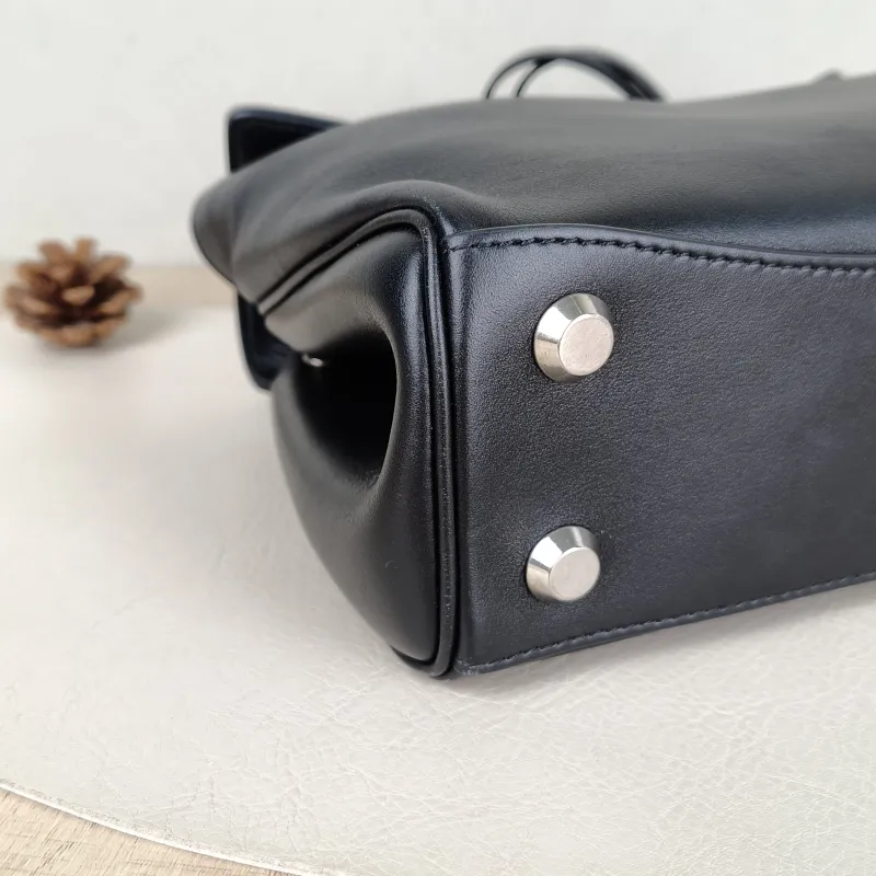 BALENCIAGA Crossbody Bag RODEO Black CC alfskin Mini 23 × 10 × 17 cm — detail view 4 of 13