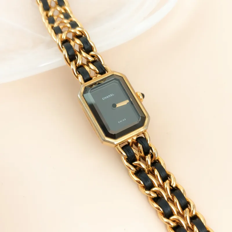 Chanel Watch Première Édition Originale Black with Gold-Tone Hardware Black with Gold-Tone Hardware One Size26.1mm x 20mm M — cover view 5 of 10