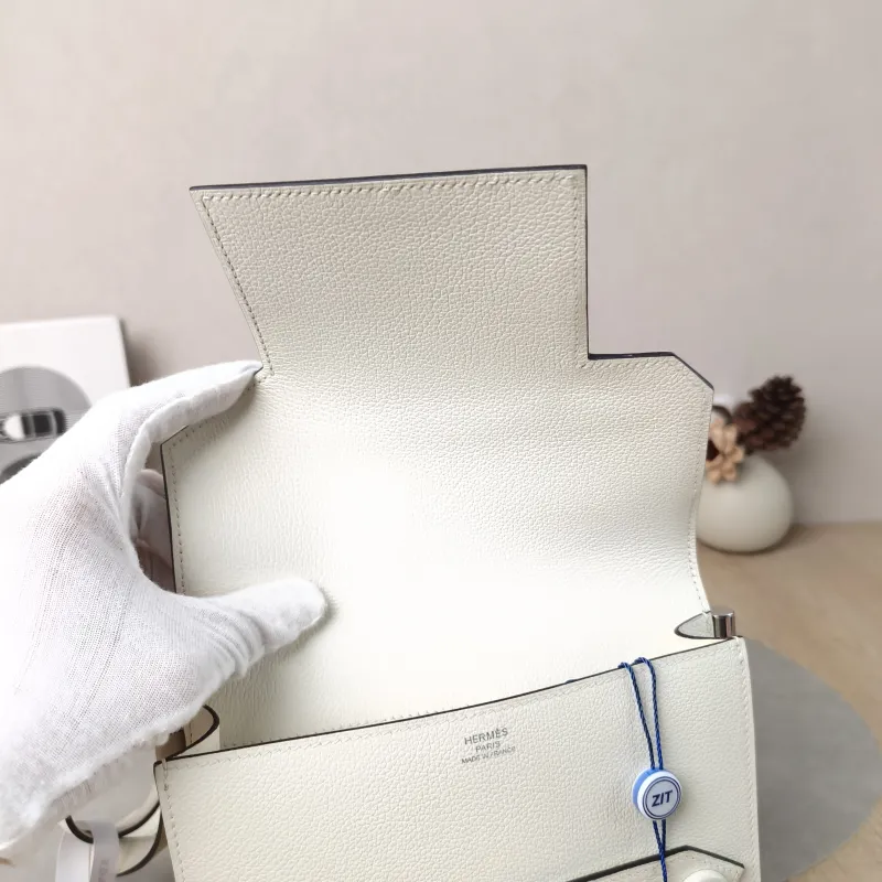 Hermès Crossbody Bag Twins 10 Evercolor Calfskin One Size 18 × 6 × 16 cm D — detail view 9 of 11