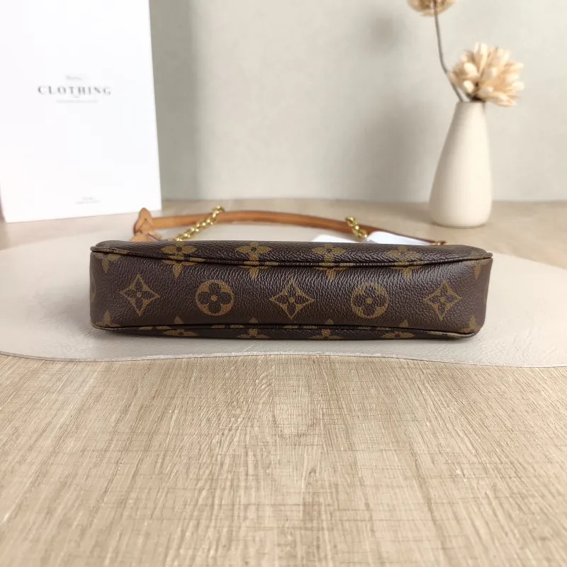 Louis Vuitton Shoulder Bag Pochette Accessoires Two Straps Monogram PVC Large 23.5 × 4 × 13.5 cm — cover view 6 of 6