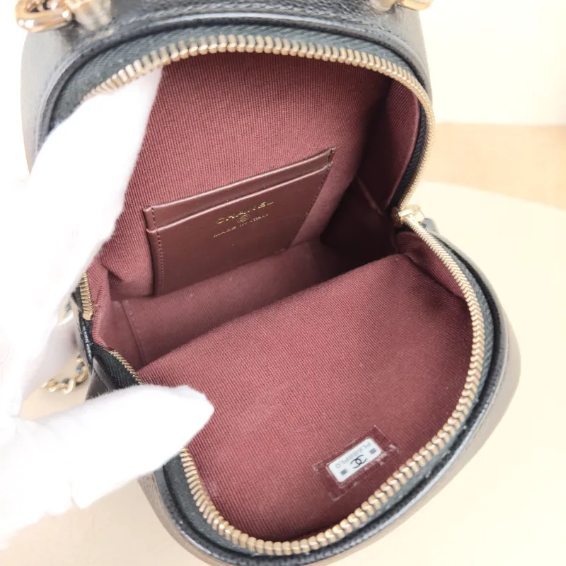 Chanel Backpack mini Backpack Collection Black Grained Calfskin One Size13 × 9 × 18 cm — detail view 12 of 13