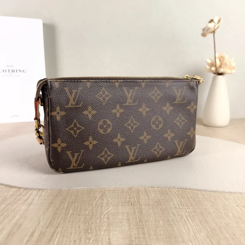 Louis Vuitton Shoulder Bag Pochette Accessoires Two Straps Monogram PVC Large 23.5 × 4 × 13.5 cm — cover view 5 of 6