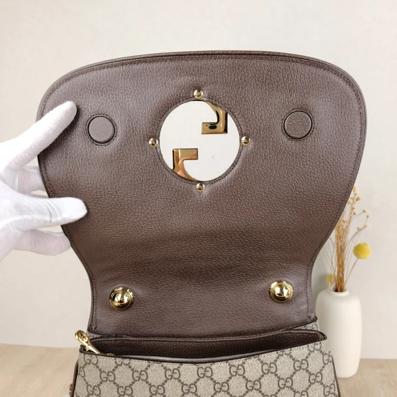 GUCCI Shoulder Bag Blondie Top Handle Bag Monogram PVC Medium29 × 7 × 22 cm — detail view 3 of 14