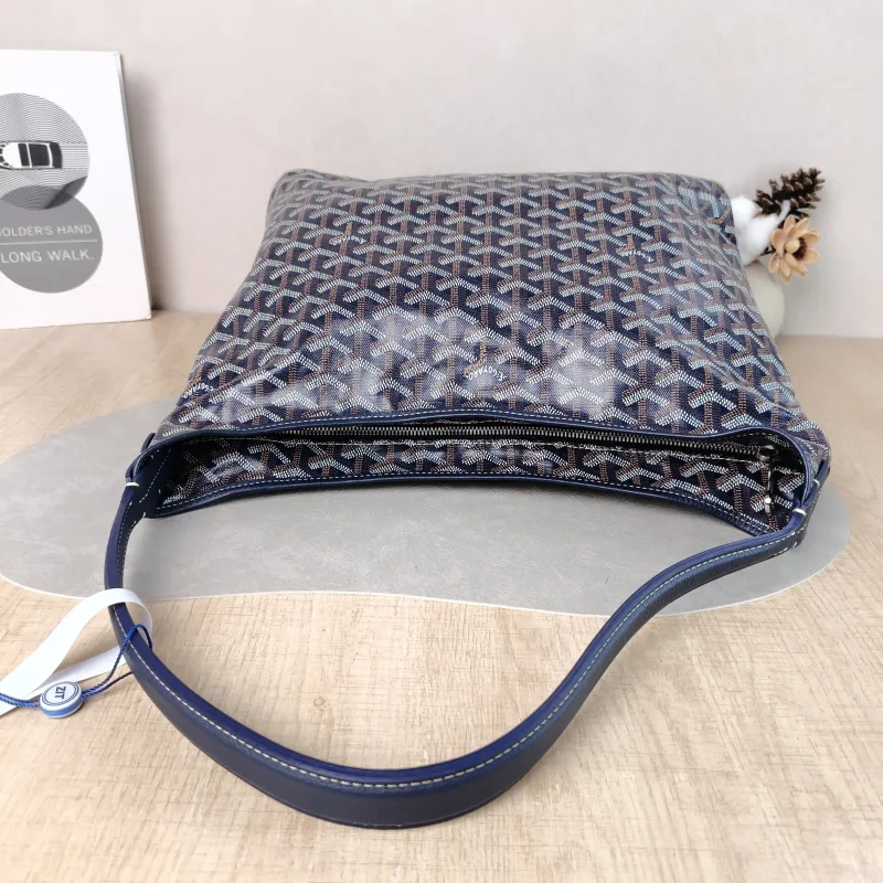 GOYARD Shoulder Bag Boheme Hobo​ Blue PVC Small 43 × 14 × 27 cm — detail view 6 of 12